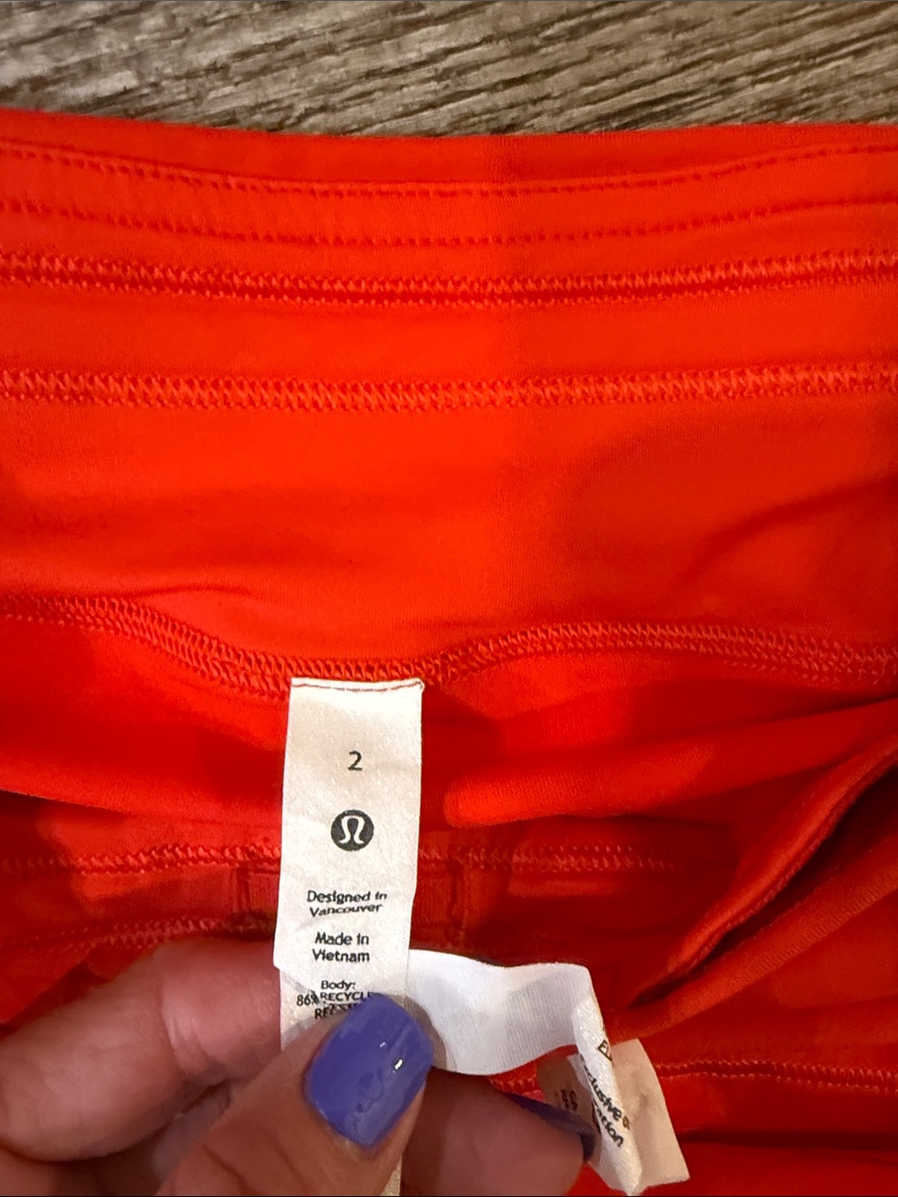 lululemon athletica Bright Red Circle Skirt - Picture 4 of 4